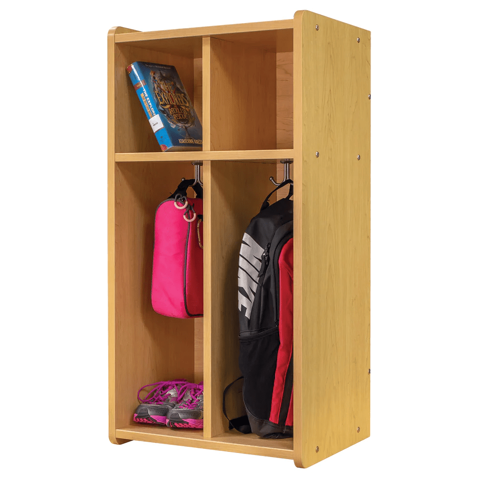 2-Section Wall Locker with Cubbies 19″ Wide